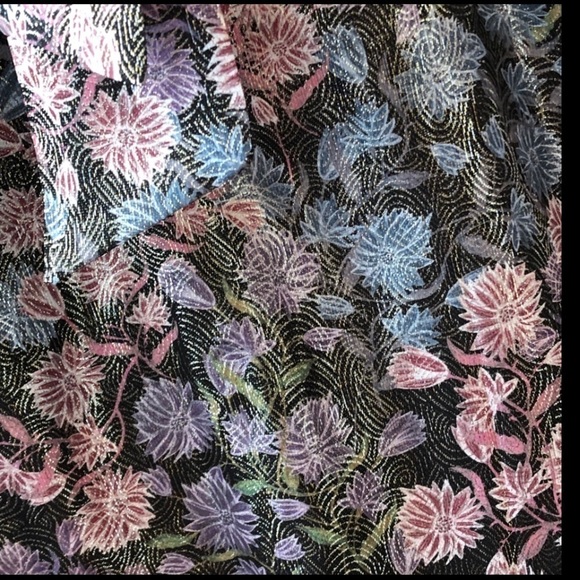 Collection J. Crew Shimmering Floral Printed Top - Picture 12 of 16